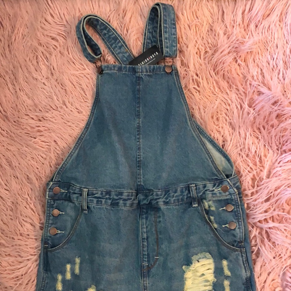 Denim overalls